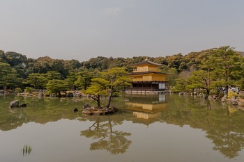 金閣寺とお池